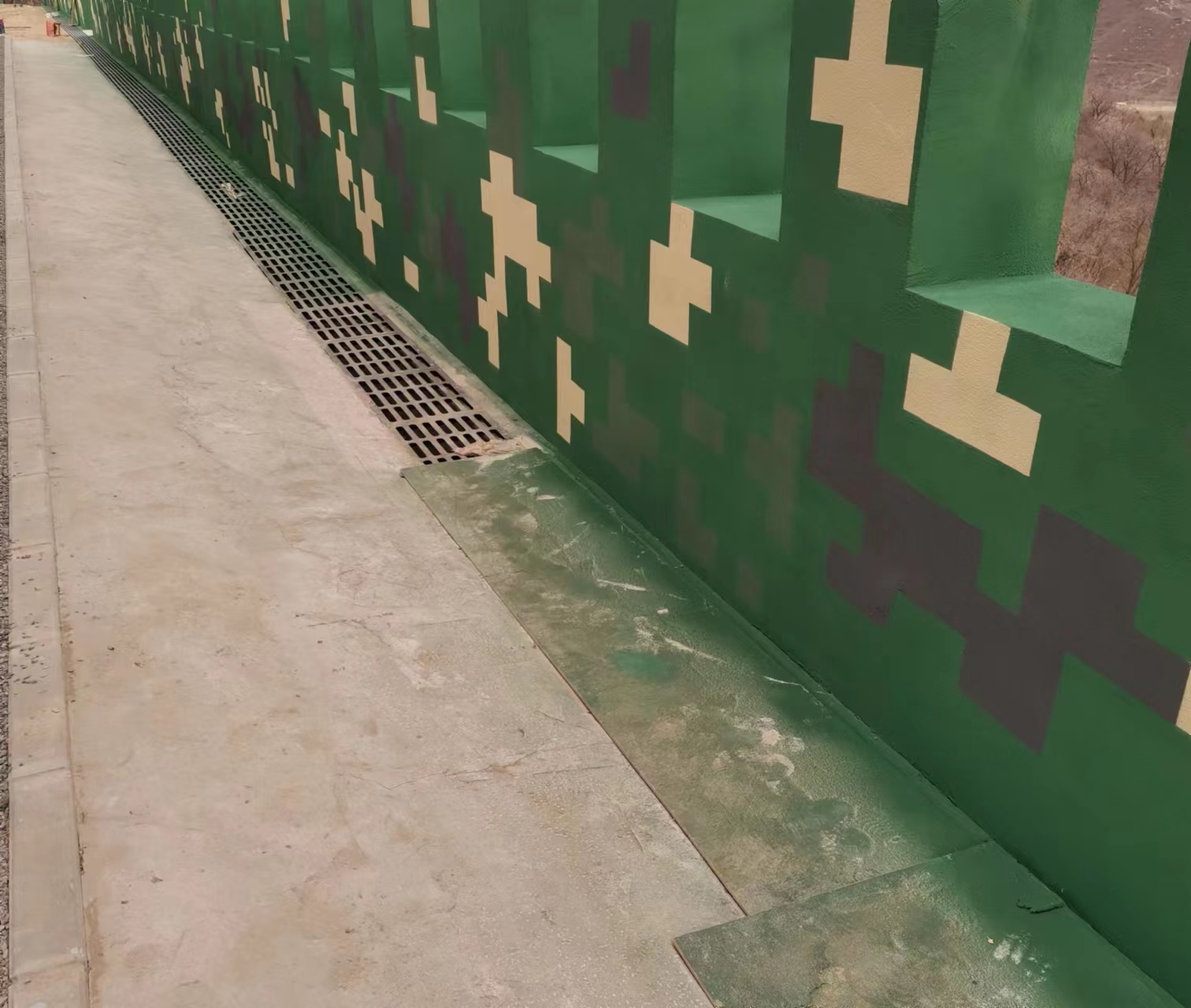 松江围墙迷彩喷涂,数迷彩漆